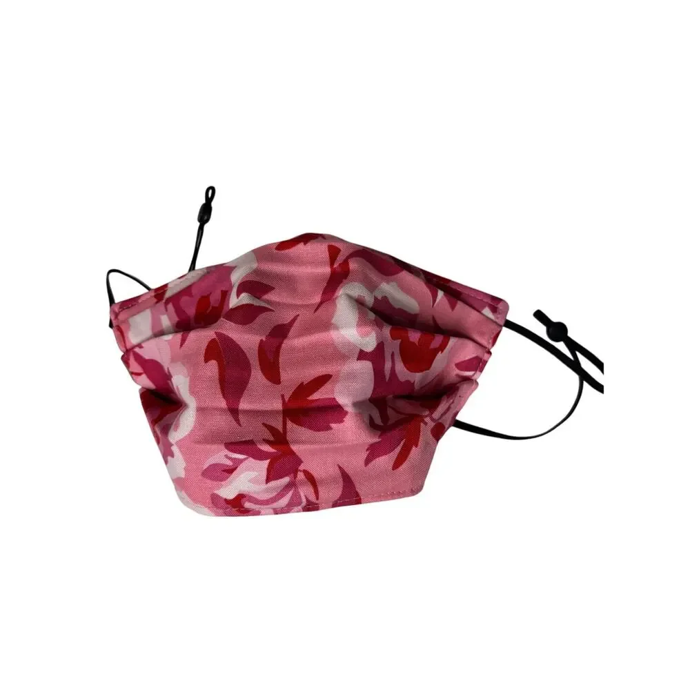 NEW Handmade Adjustable Cloth Double Layer Face Mask Lot of 4 Valentines Love